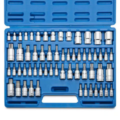 Master Torx Bit Socket and External Torx Socket Set, S2 Steel Bit and Cr-V Steel