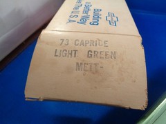 1973 Chevy Caprice 2 Door HT Green Dealer Promo car with box 1/25 scale