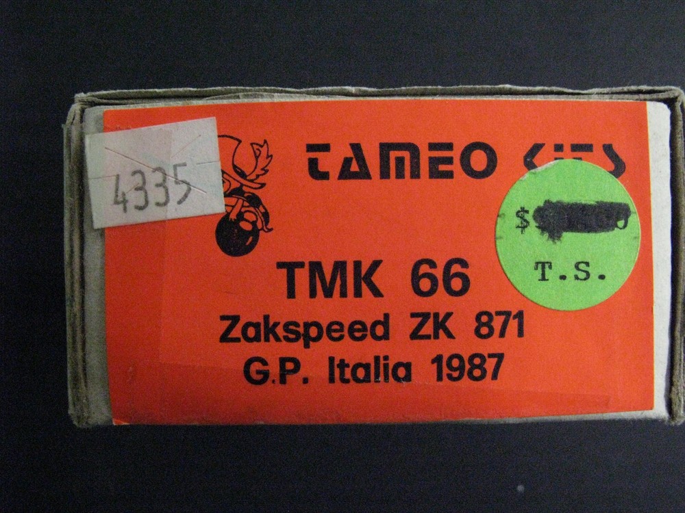 Tameo TMK66 Zakspeed 871 G.P. Italia 1987