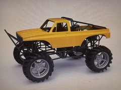 1/25 Resin 3d Printed Mud Truck
