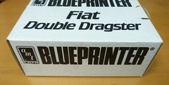 1/25 AMT Blueprinter Fiat Double Dragster – New – Complete – Un-started