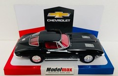 New Reissued 1963 Corvette C2 Split Window Promo Model Tuxedo Black MODELMAX