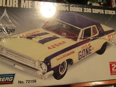 Lindberg 64 Dodge 330 Super Sport Drag CAR Color Me Gone Model Kit SEALED BOX