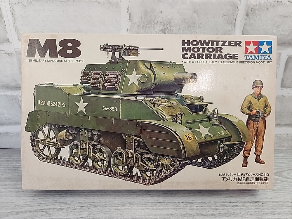 Tamiya 1:35 M8 Howitzer Motor Carriage Plastic Model Kit MM210