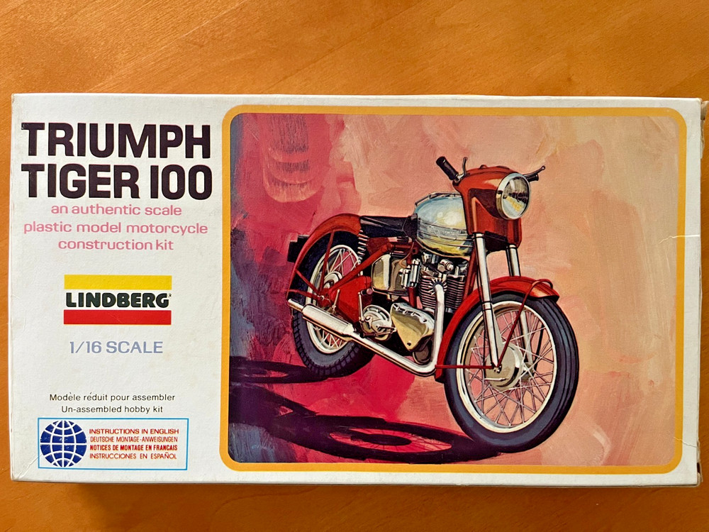 Lindberg 1/16 TRIUMPH TIGER 100 MOTORCYCLE