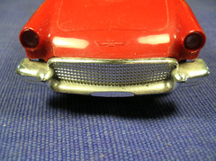 1957 Ford Thunderbird AMT Dealer Promo Car Convertible Red 7″ in length
