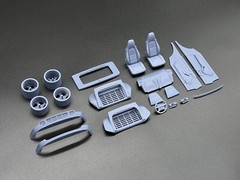 1:24 993 Turbo & Turbo S Conversion Transkit for Tamiya Porsche 911 GT2