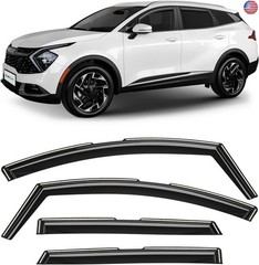 CLIM ART in-Channel Incredibly Durable Rain Guards for Kia Sportage 2023-2026,