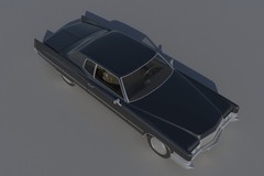 ABS-LIKE RESIN 3D PRINTED 1/25 1970 CADILLAC COUPE DEVILLE KIT