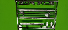 1966 Nova SS 1/25 Pro Street Chrome Grill Bumpers Tail Lights Model Car Parts