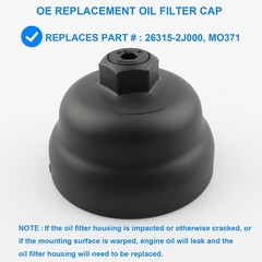 Oil Filter Housing Cap Compatible with Hyundai Kia 2.0L 2.5L – 2021-2025 Elantra