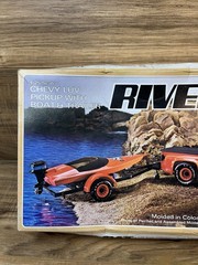 1970s REVELL RIVER RAT Model Kit Chevy Luv Pickup Boat Trailer. Missing Parts.