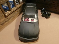 4 PRE-CUT GARAGE DIORAMA FOR SALE SIGNS 1:24 1:25 SCALE MODEL CAR & PICKUP TRUCK
