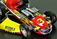 Race Car Sprint Midget Indy Grand Prix Racing Formula 1Racer Hot Rod Built Model
