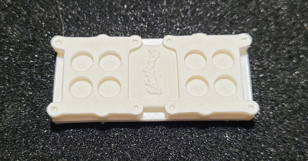 1/8th 1/8 resin Dual Quad 4 barrel carburetor Spacer big deuce Revell monogram