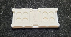 1/8th 1/8 resin Dual Quad 4 barrel carburetor Spacer big deuce Revell monogram