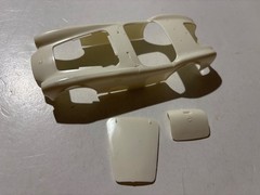 Model Car Parts – AMT Shelby Cobra 289 Body Hood Trunk Lid kit bash 1/25