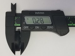 PAD PRINTED TIRES from Delorean Time Machine Polar Lights 1:25 Model Kit BTTF
