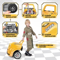 SpringFlower Toys Gifts for 3 4 5 6 7 8 Years Old Boys, Large Truck Engine,…