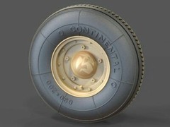 Panzer Art 1/35 VW Kubelwagen Balloon Road Wheels WWII (Continental) RE35-396
