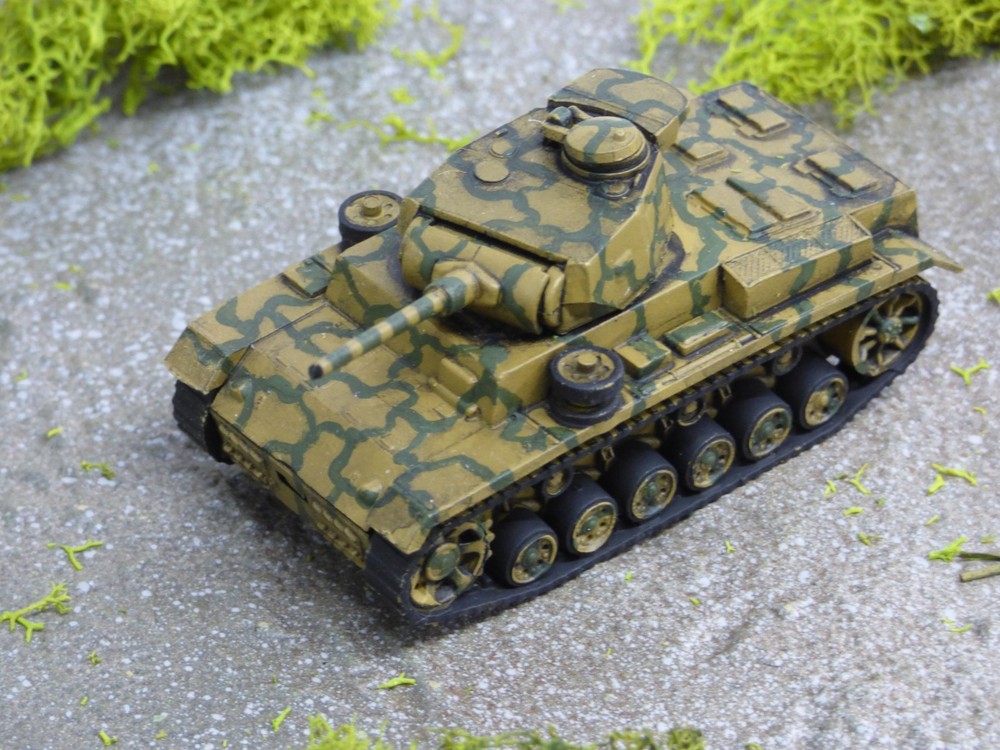 Roco Minitanks Pro Painted WWII German Panzer III Medium Tanks Lot #8984B©