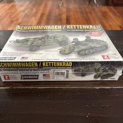 NIB Lindberg 76084 1:72 Scale WWII German Army Schwimmagen/Kettenrad Model Kit
