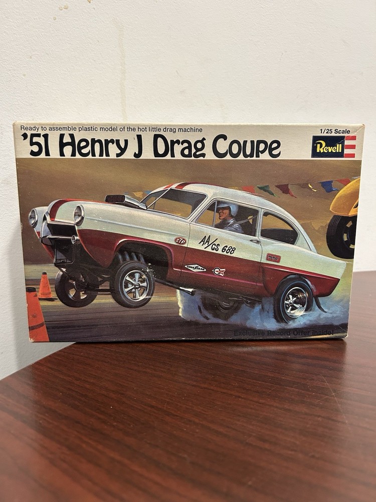 Revell ’51 Henry J Drag Coupe 1/25 Scale Kit #H-1262:200