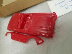1962 Corvette Aurora Model Car Toy Vintage 1960’s Parts Collectible Classic Auto
