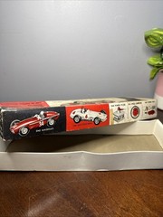 VTG Early Run Strombecker Slot Car Mercedes-Benz Model Kit Box & Parts Only