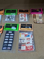 Prestons Car Parts – #3 – 1:24 Scale – Assorted License Plate Decals – NOS