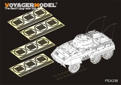 Voyager PEA336 1/35 U.S.M8/M20 armored car tyre chains (For TAMIYA /ITALERI)