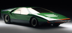 Race Car Classic Vintage Gandini’s Custom Concept Racer Racing Built Model