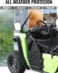 Front Fender Flares for Honda Pioneer 520/500, Fender Flares Extended Mud
