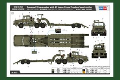Hobby Boss 85527 1/35 SCAMMELL COMMANDER W/62 TONNE CRANE FRUEHAUF SEMI-TRAILER