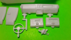 1987 Buick Regal Grand National 1/24 Interior Tub Dash Bucket Seats Door Panels