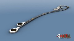 2S1 Gvozdika Zvezda 3660 1/35 Resin Tow Cable Detail Set for Military Vehicle Mo