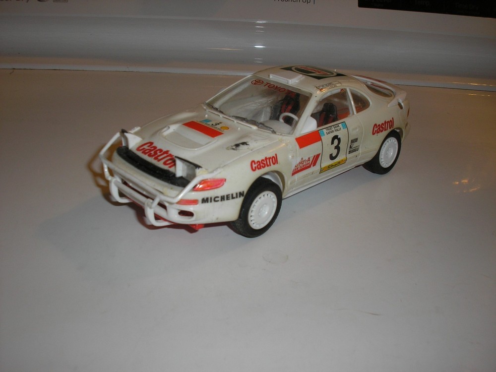 Vintage Tamiya 1:24 Castrol Toyota Celica GT-Four Rally Race Car 4 Parts/Restore