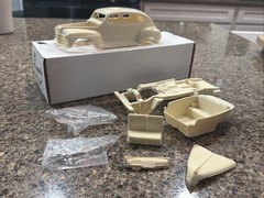 R & R RESIN 1948 PLYMOUTH 4-DOOR RESIN KIT! CIRCA 90’s-2000’s! VMCP!