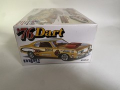 MPC 1976 Dodge Dart Street Stock Or Drag Retro Deluxe Model Kit Sealed Box