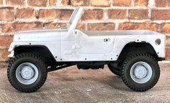 1/24 Scale: 18-Inch “80’s Ford F-250” Wheels W/ Mud Tires; Jeep, Resin 1/25