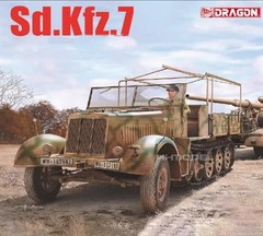 DRAGON 6971 1/35 German Sd.Kfz.7 8ton Late Production mit 88mm FlaK 36/37 Set