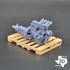 Weber DCOE Chevy 153 “Super Thrift” model engine resin 3D printed 1/25 1/24
