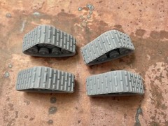 1/24 Scale: Smaller Resin Tank Track wheels For Model Car, Jeep,Midsize Truck