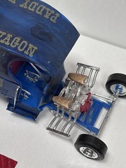Vintage Monogram Paddy Wagon Police Hot Rod Partially Built Model Kit