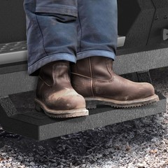 Longsun Hitch Step Fits For 2 Hitch Receiver Textured Black Tow Hitch Step