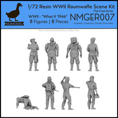NUMODEL NMGER007 | 1/72 Resin WWII German Astronaut Raumwaffe Soldier Scene Kit