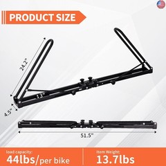 Terriplaze Roof Bike Rack Mount for Car & SUV, Foldable Upright Bicycle