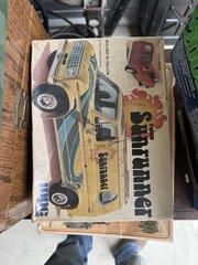 I’m Vintage MPC Ford Sunrunner Van & Craft Master Circus Wagon Model Kit Lot