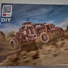 Wood Trick Mechanical 3D Puzzle Mad Buggy Wooden DIY Model Car Kit New Sealed