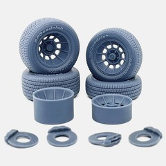 1/25 Resin 15 inch Vector Wheels, BFGoodrich Radial T/A Tires, and Brake Set